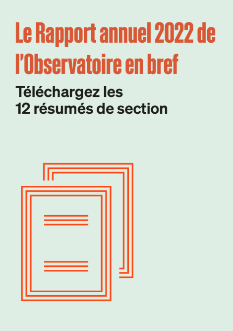 Rapport annuel de l’Observatoire Résumés de section