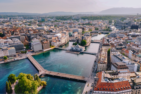 Conference on Biothreat Reduction_Aerial view of Geneva