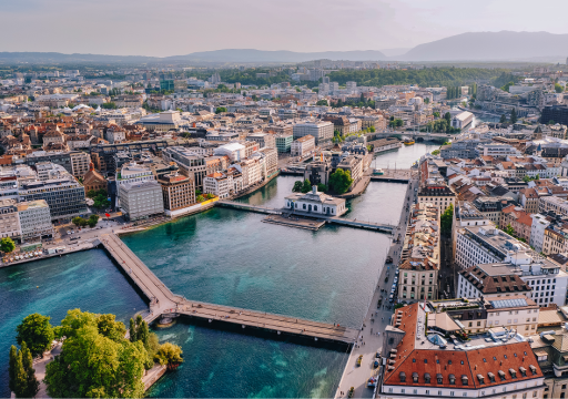 Conference on Biothreat Reduction_Aerial view of Geneva